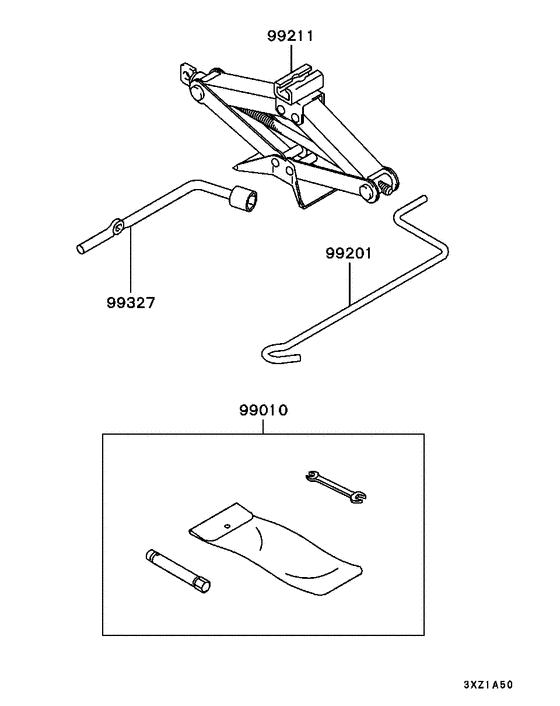 Standard tool parts diagram 7939274