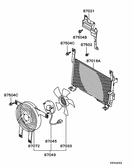 A/c cond, piping(manual:a) parts diagram 7939268