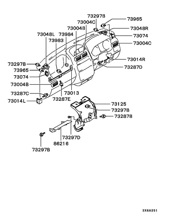 I/panel & related parts parts diagram 7939218