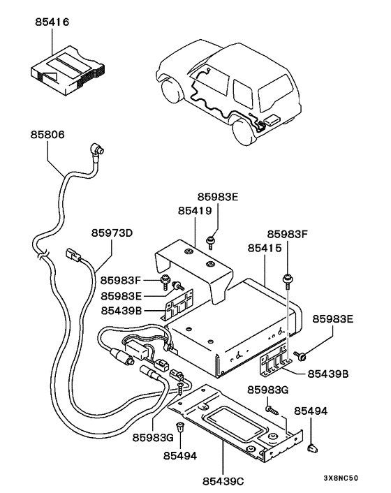 Radio & audio accessories parts diagram 7939247