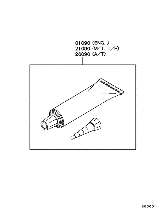 Liquid gasket parts diagram 7939038