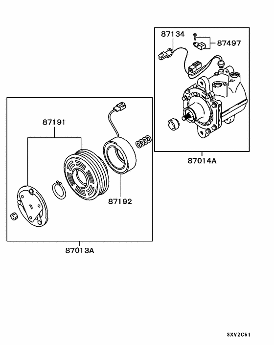 A/c cond, piping(manual:a) parts diagram 7939269