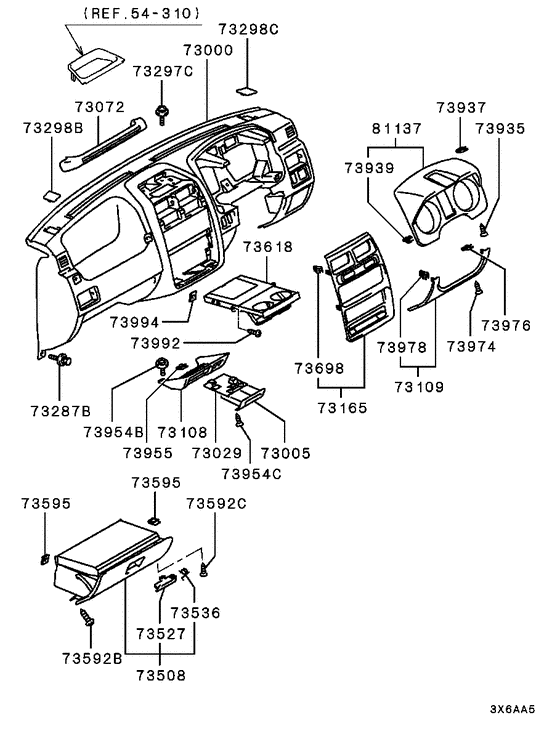 I/panel & related parts parts diagram 7939219
