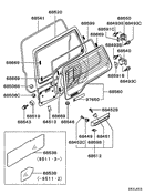 Back Door Panel & Glass parts diagram 7939206