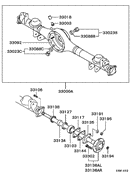 Rear Axle Housing & Shaft parts diagram 7939139