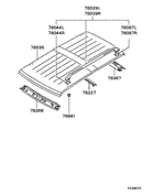 Roof & Lid parts diagram 7939192