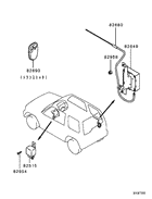 Relay,Flasher & Sensor parts diagram 7939252
