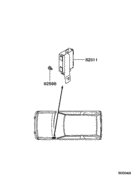 A/T Electronic Control parts diagram 7939117