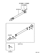 Propeller Shaft parts diagram 7939126