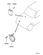 Horn & Buzzer parts diagram 7939251