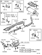 Exhaust Pipe & Muffler parts diagram 7939079