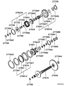 A/T Gear & Governor parts diagram 7939114