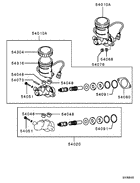 Brake Master Cylinder parts diagram 7939164