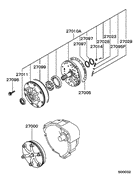 A/T Tor-Con & Oil Pump parts diagram 7939109