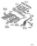 Floor parts diagram 7939196