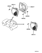 Speaker parts diagram 7939249