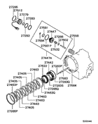 A/T Brake parts diagram 7939113
