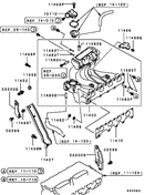 Inlet Manifold parts diagram 7939073