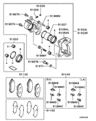 Front Wheel Brake parts diagram 7939153