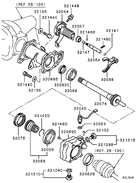 Front Axle Freewheel Clutch parts diagram 7939134