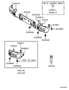 Front Bumper & Support parts diagram 7939182