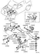 Engine Mounting & Support parts diagram 7939055