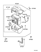 A/C Unit(Manual:A) parts diagram 7939266