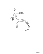 Seat Belt parts diagram 7939231