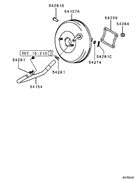 Power Brake Booster parts diagram 7939156