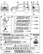 Ornament,Mark & Emblem parts diagram 7939212