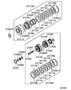 A/T Clutch parts diagram 7939111